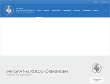 Tablet Screenshot of neurologforeningen.org